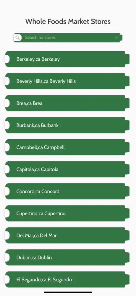 App for Whole Foods Market