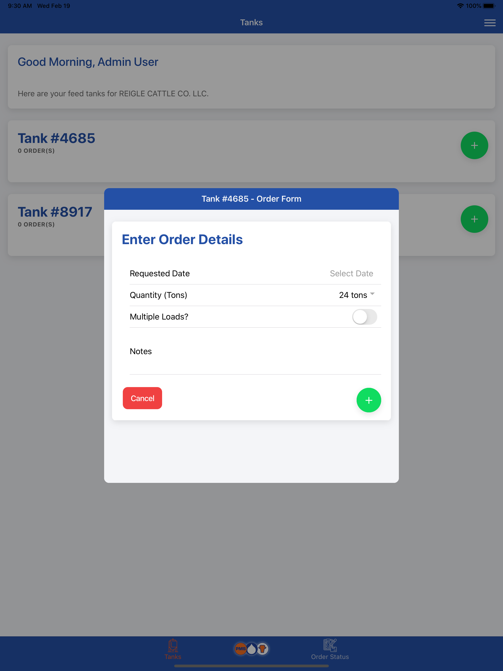 Midwest PMS Supplement Orders