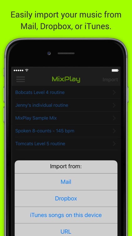 MixPlay routine-music player