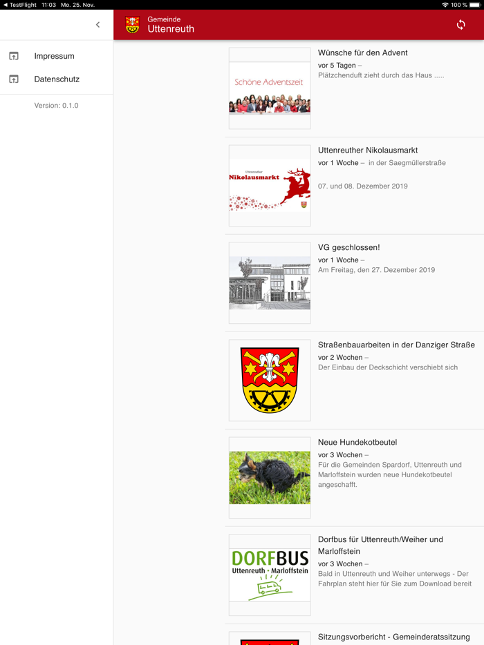 Uttenreuth App