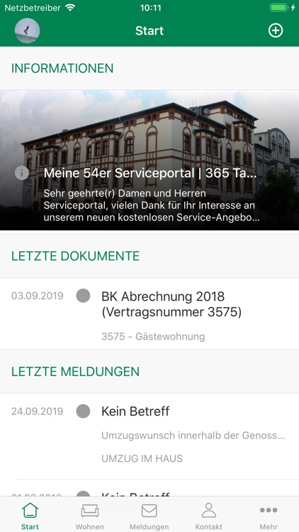 54er Serviceportal