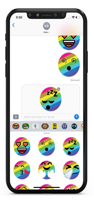 Rainbow Emoji Stickers(圖3)-速報App
