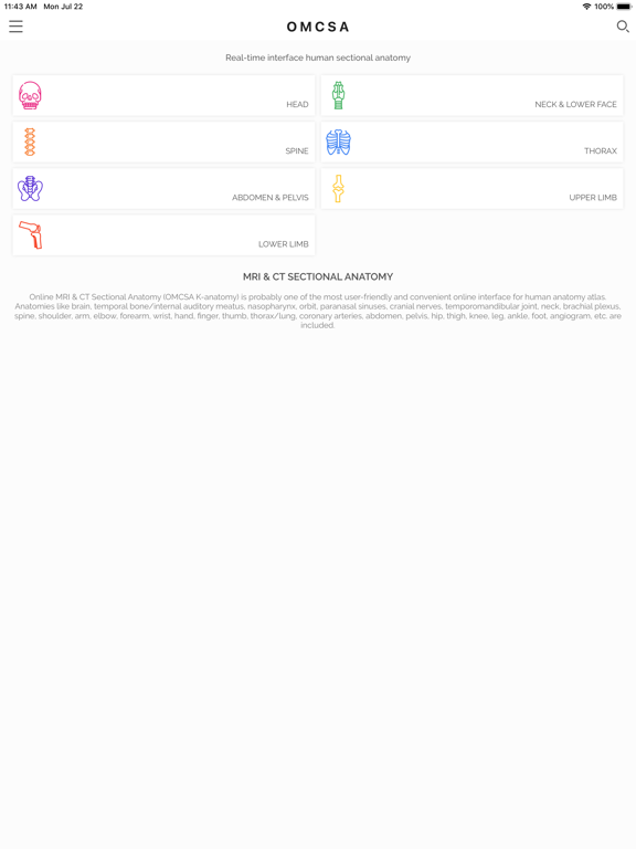 Screenshot #5 pour OMCSA k-anatomy