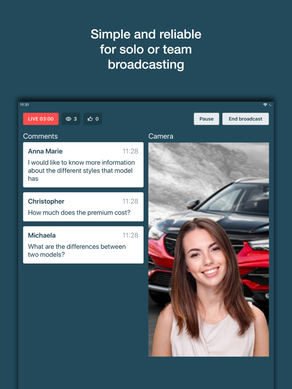 Screenshot #5 pour Broadcast by Whisbi