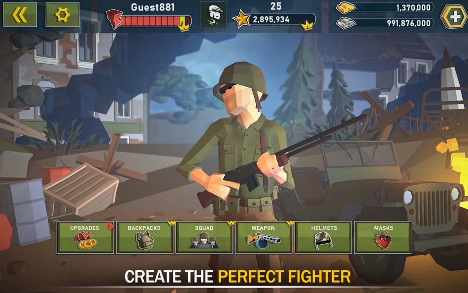 #7. War Ops: WW2 Shooting Game (macOS) 由: XDEVS LTD