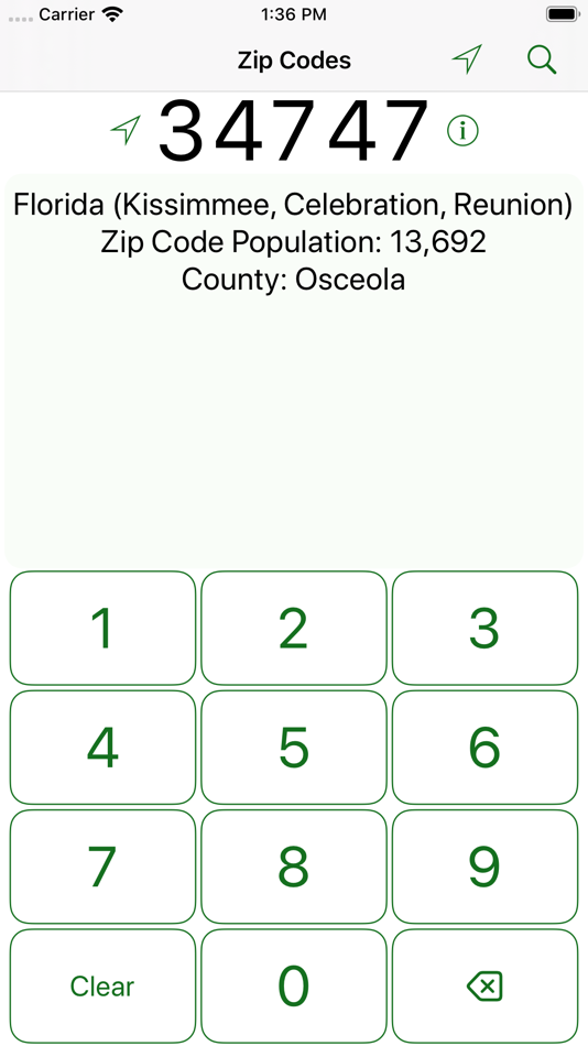 Zip Codes - 4.0.6 - (iOS)