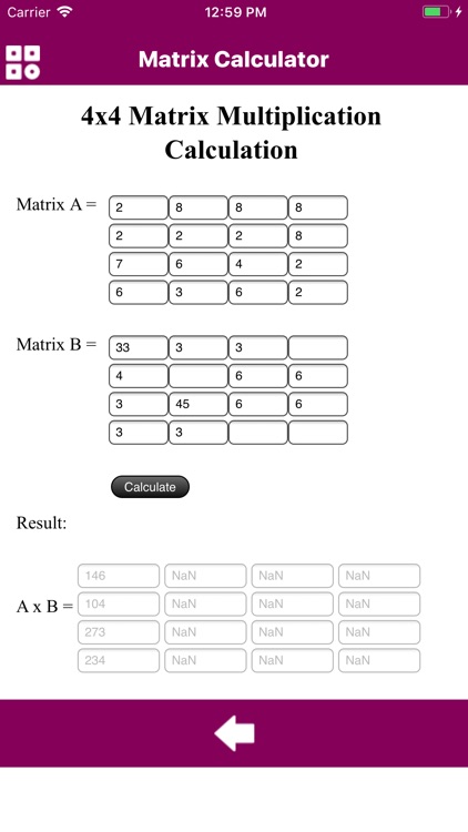 Calculator Of Matrix screenshot-3