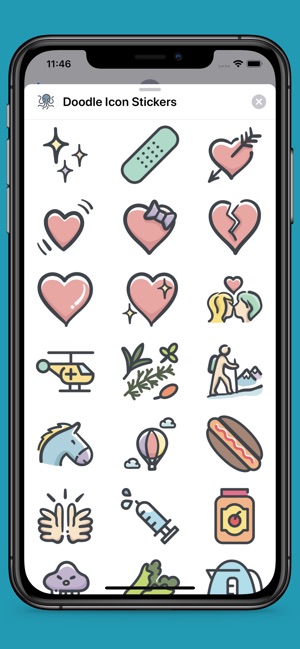 Doodle Icon Stickers(圖5)-速報App