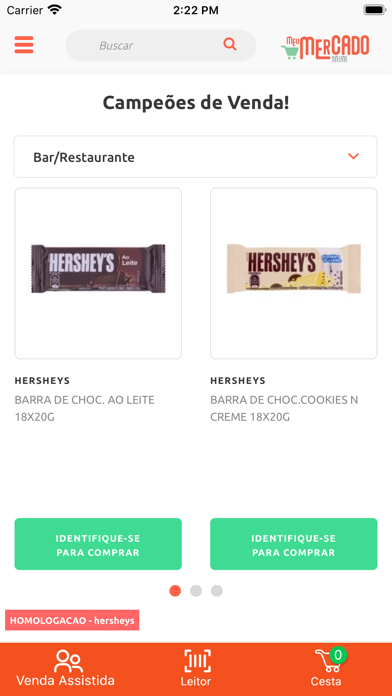 Screenshot #1 pour Meu Mercado Online