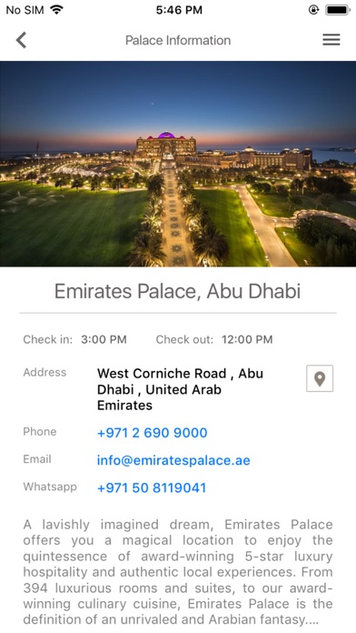 Emirates Palace Screenshot