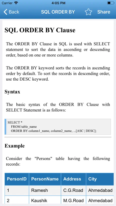 Learn SQL Programming