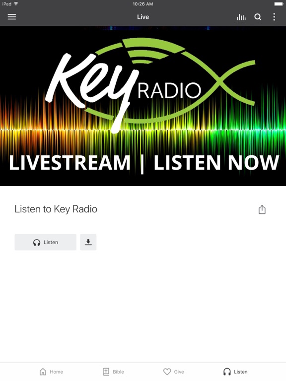 Key Radio iPad screenshot 3 - Education app