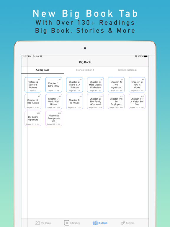 12 Steps Guide iPad screenshot 4 - Health & Fitness app