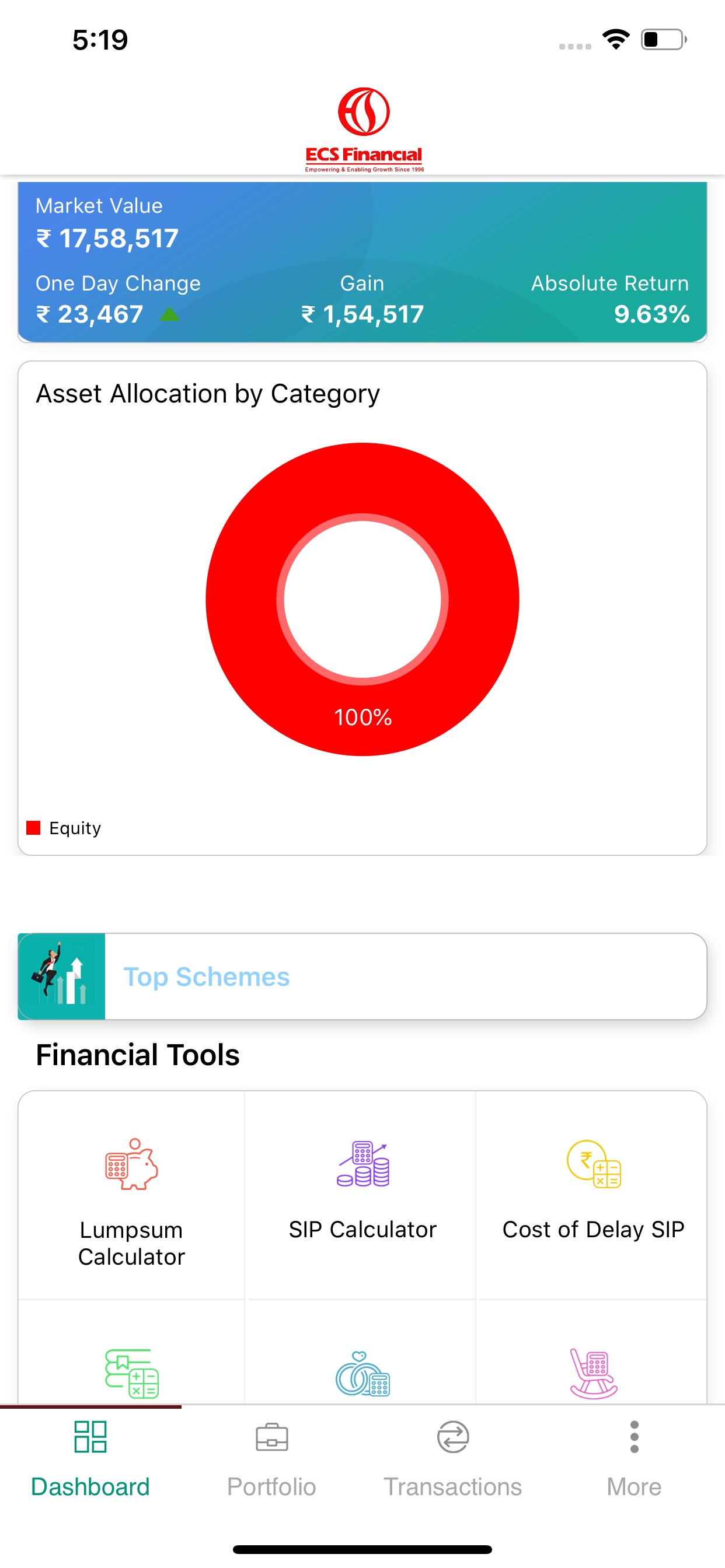 ECS FINANCIAL screenshot 5