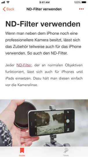 Screenshot von Der Fotoguide auf dem iPhone 5