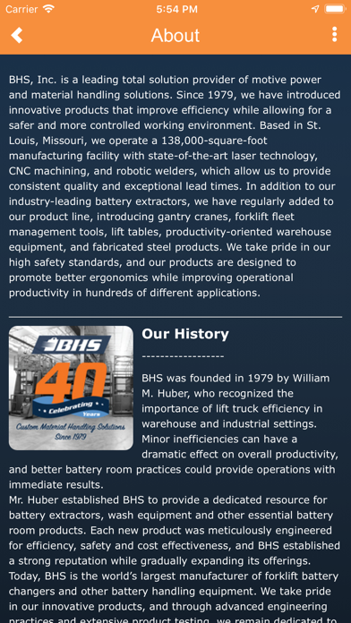 BHS Optima iPhone screenshot 3 - Business app