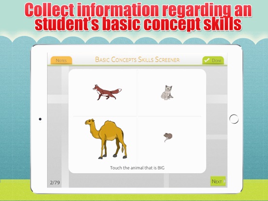 Screenshot #6 pour Basic Concepts Skills Screener