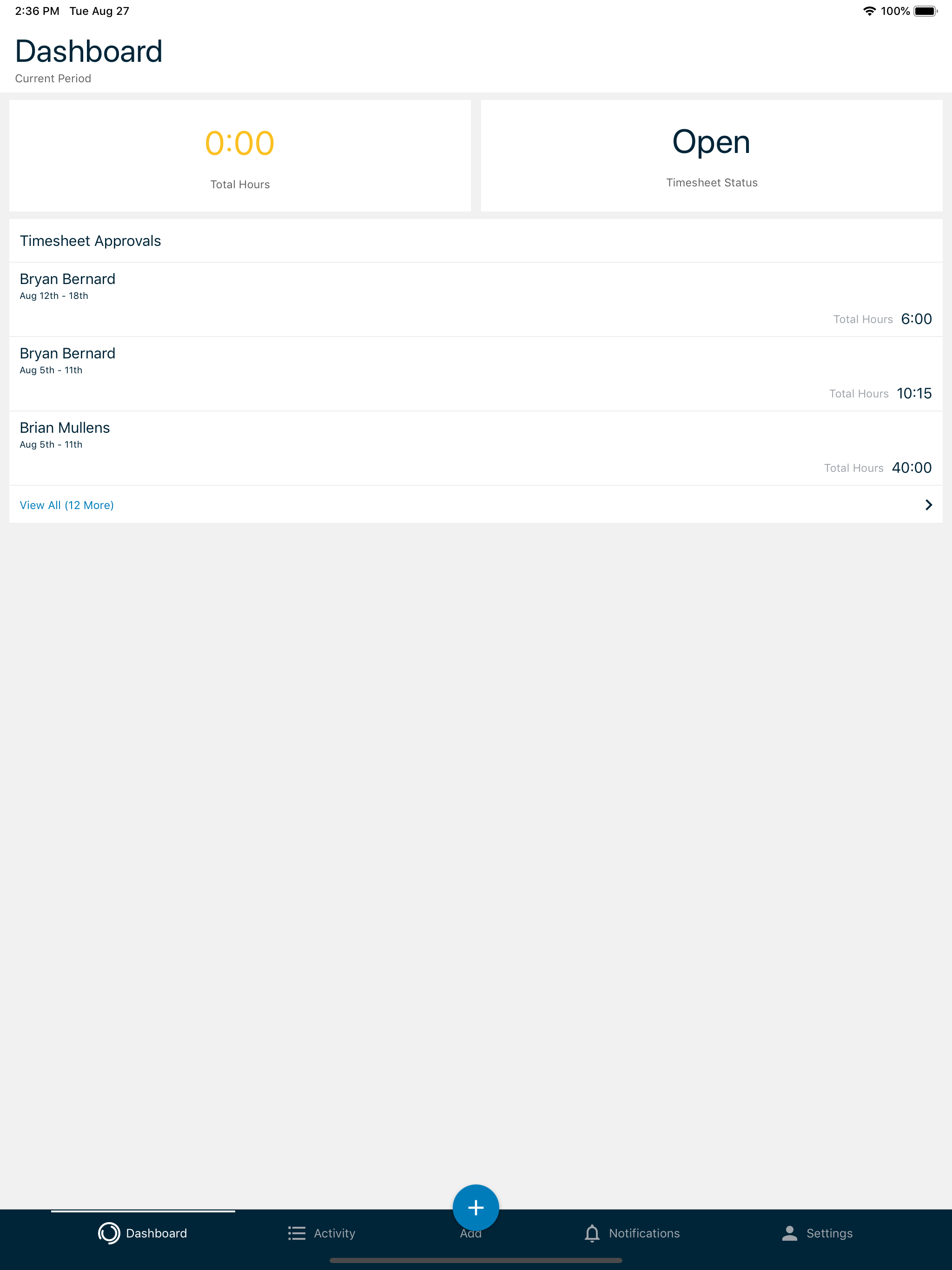 Journyx Mobile