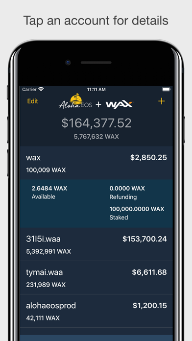 Screenshot #3 pour WAX Tracker