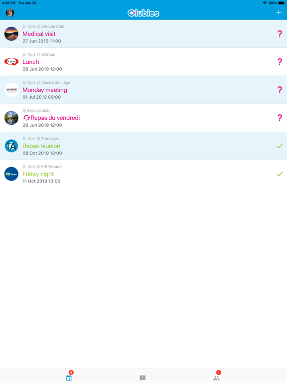 Screenshot #4 pour Clubies