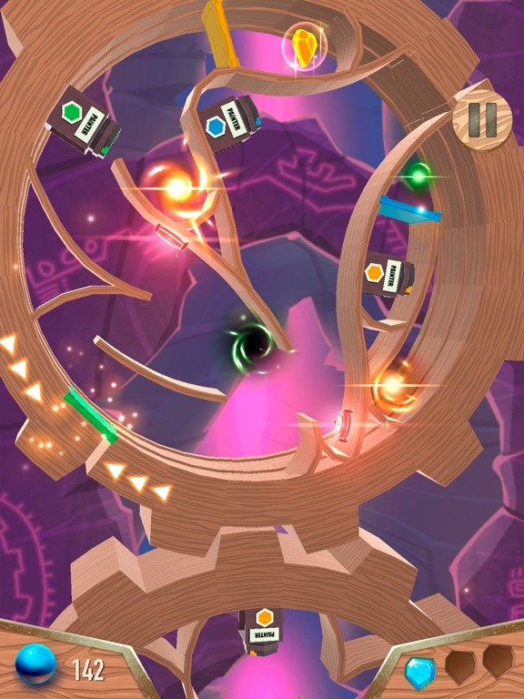 Screenshot #6 pour Spin&Pin: Rolling Ball Maze