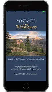 yosemite wildflowers iphone screenshot 1