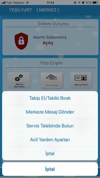 Alkom Alarm Sinyal Takibi