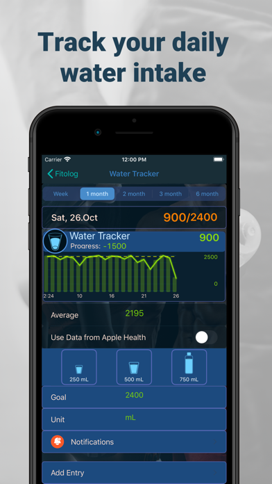 Fitolog - Fitness Tracker App Screenshot
