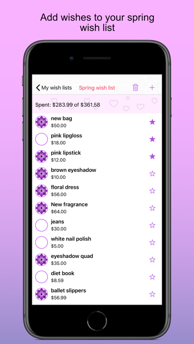 Screenshot #1 pour Beauty lists for book lovers