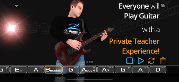 Guitar 3D by Polygonium