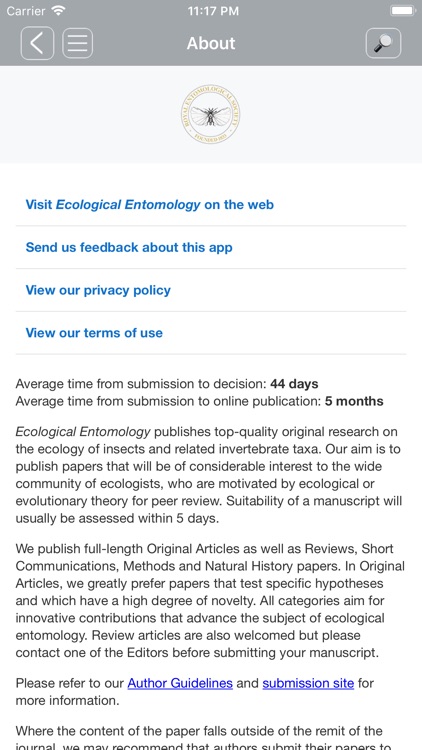 Royal Entomological Society screenshot-3