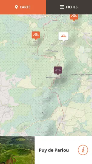 Capture d'écran de Volcans D'Auvergne sur iPhone 1