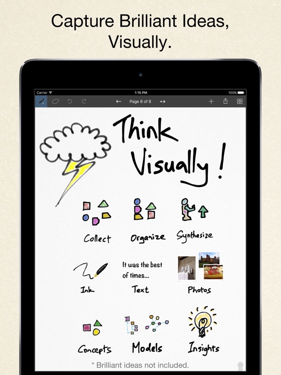 Screenshot #1 for Inkflow Plus Visual Notebook