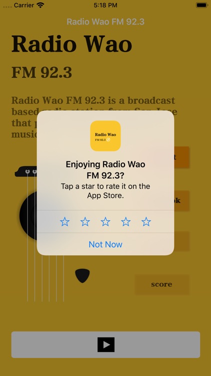 Radio Wao FM 92.3 screenshot-3