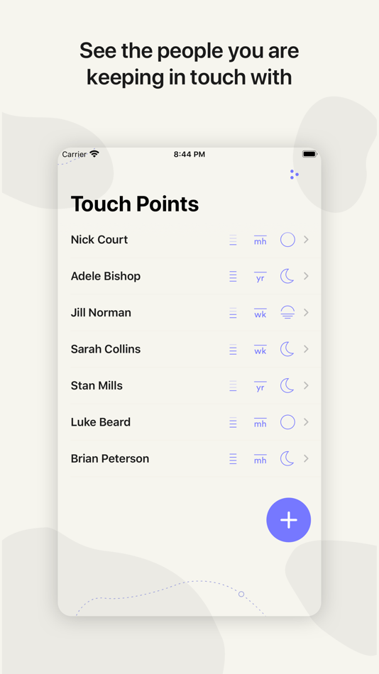 #3. Keep n Touch (iOS) 由: Miles Johnson