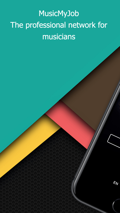 Screenshot #1 pour MusicMyJob mobile app