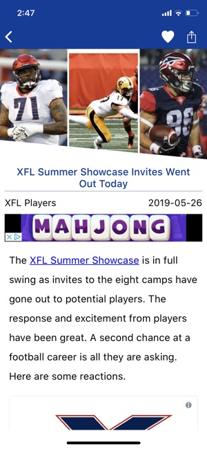 XFL News Hub - XFL Football(圖2)-速報App