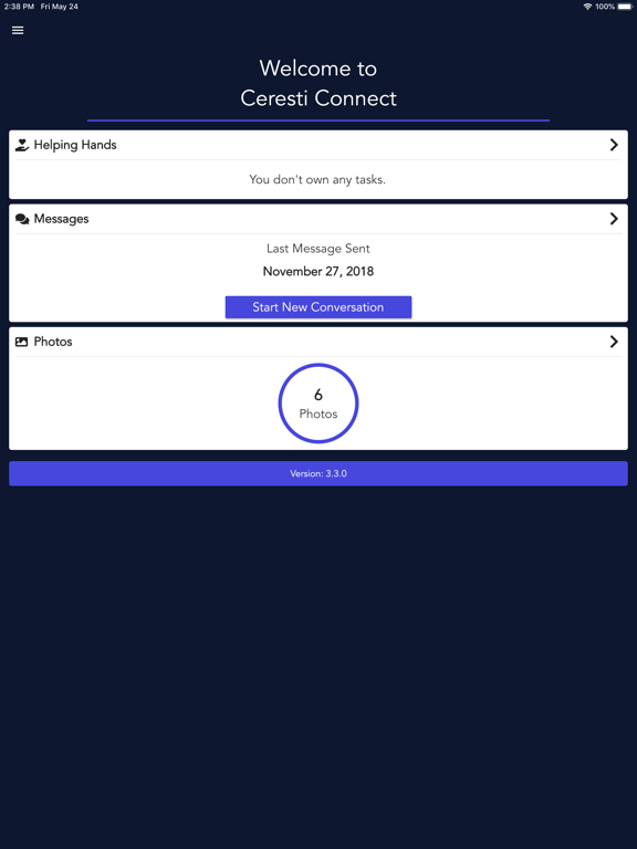 Ceresti Connect iPad screenshot