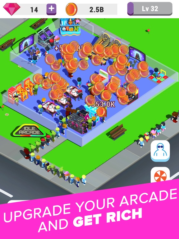 Idle Arcade 3D iPad screenshot 2 - Games app