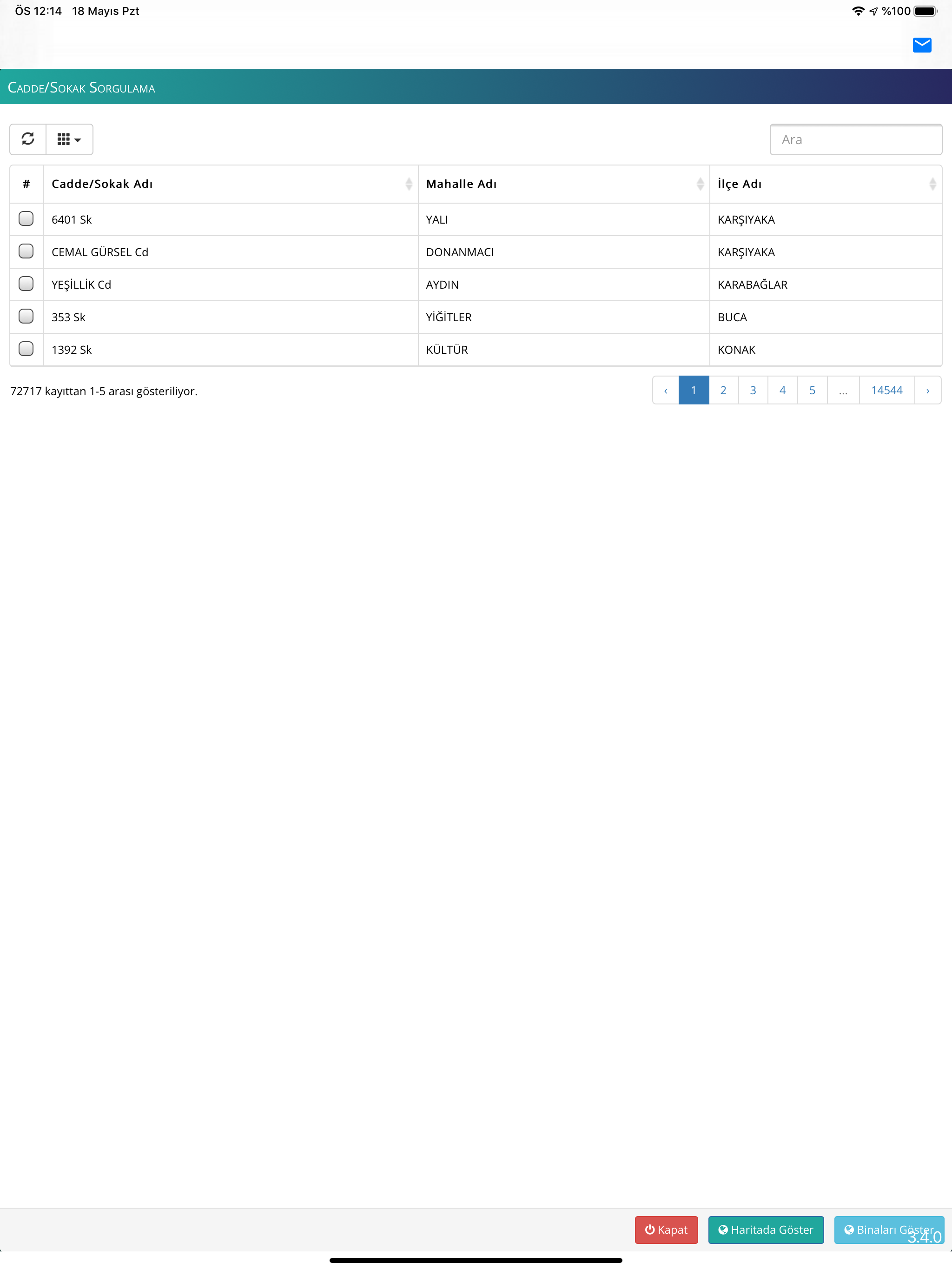 İZMİRGAZ CBS MOBİL
