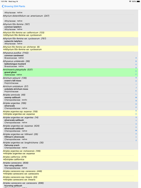 Death Valley Wildflower Search iPad screenshot 8 - Education app