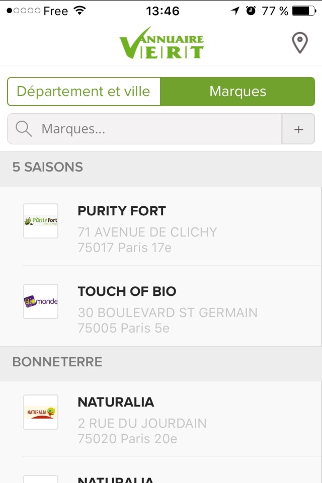 Annuaire Vert screenshot 4