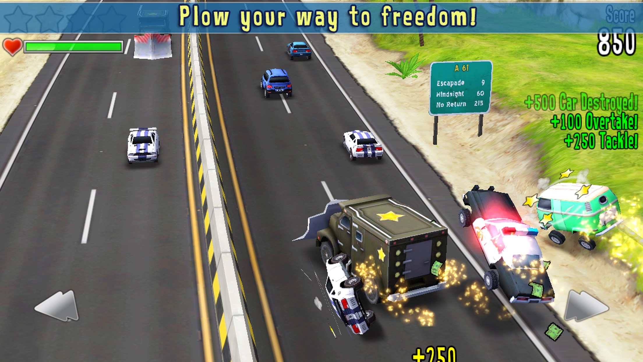 Screenshot do app Reckless Getaway