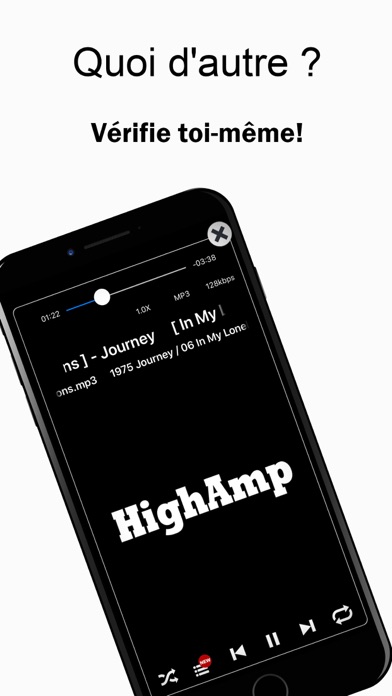HighAmp : Lecteur de musiqueCapture d'écran de 8