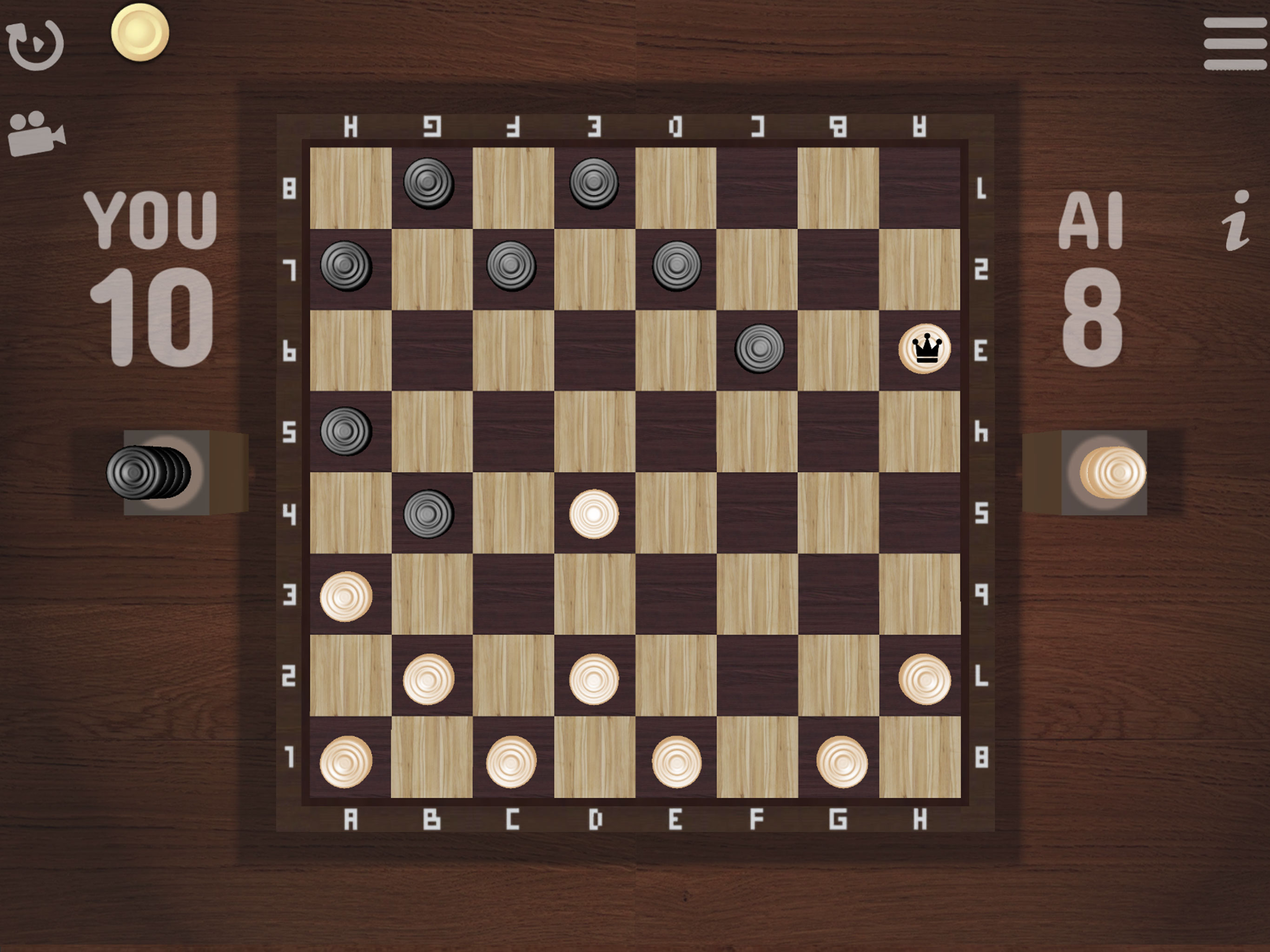 Checkers Game ‣ Dames screenshot 5
