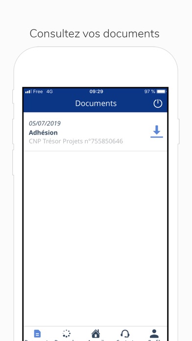 Amétis CNP Assurances Screenshot