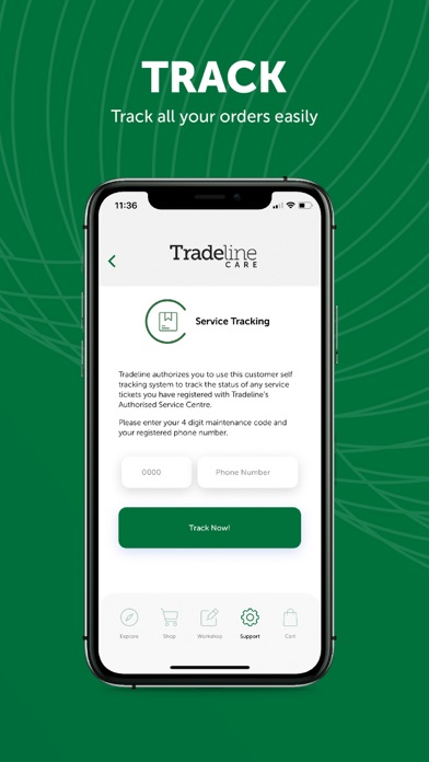 Tradeline Stores Screenshot