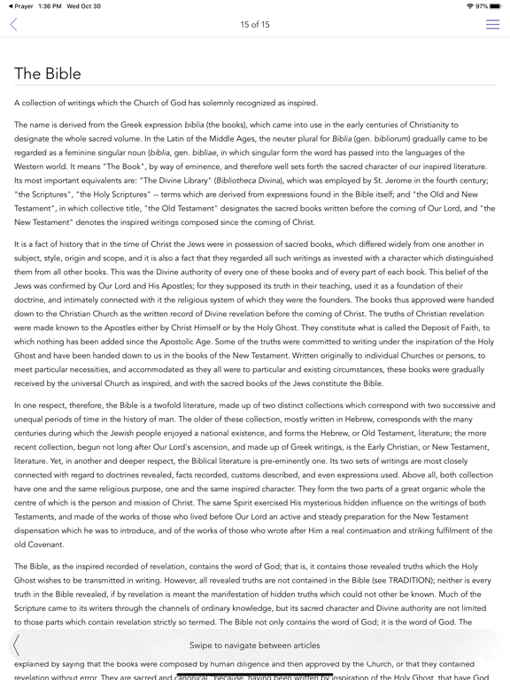 Screenshot #5 pour Catholicpedia