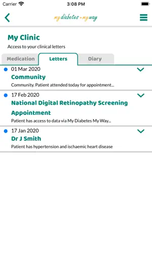 My Diabetes * My Way screenshot 2