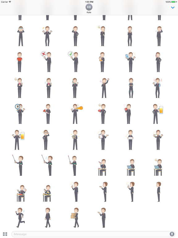 Screenshot #5 pour Sticker Me: Young Business Man